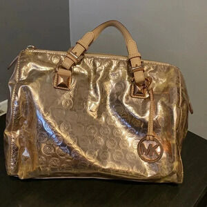 Rose gold grayson  bag